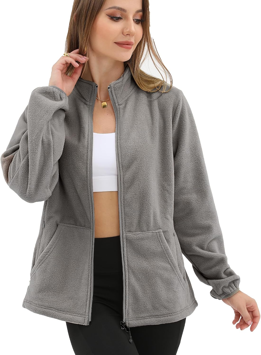Argstar Women's Fleece Jacket 6 Pockets (XS-2XL)