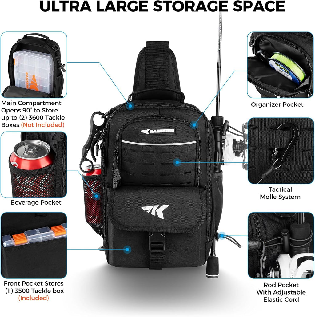 KastKing Everyday Essential Sling Tackle Bag & Tool Set