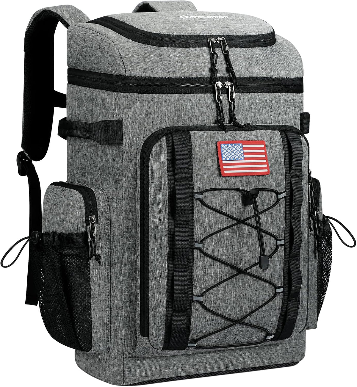 Maelstrom Cooler Backpack,50 Can Insulated Soft Backpack Cooler,Portable Lightweight Leakproof Cooler Bag,Large Capacity Beach Cooler,Waterproof Lunch Backpack for Men Women