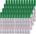 Overseas 48 Green Paint Pens Permanent Markers, Oil Based Paint Markers