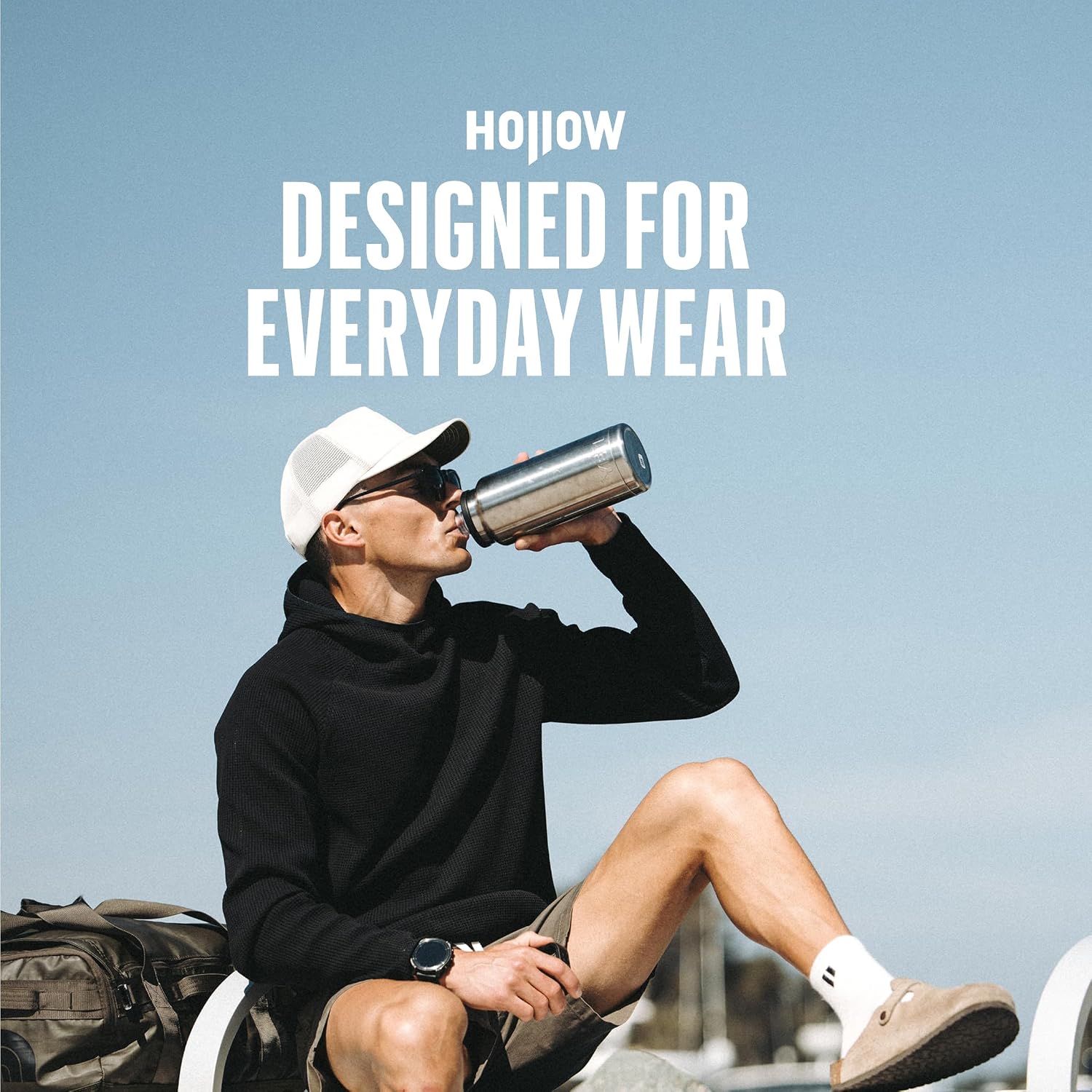 HOLLOW Alpaca Ankle Socks for Men and Women, Moisture Wicking Socks for Hiking, Running, Outdoors, Light Compression