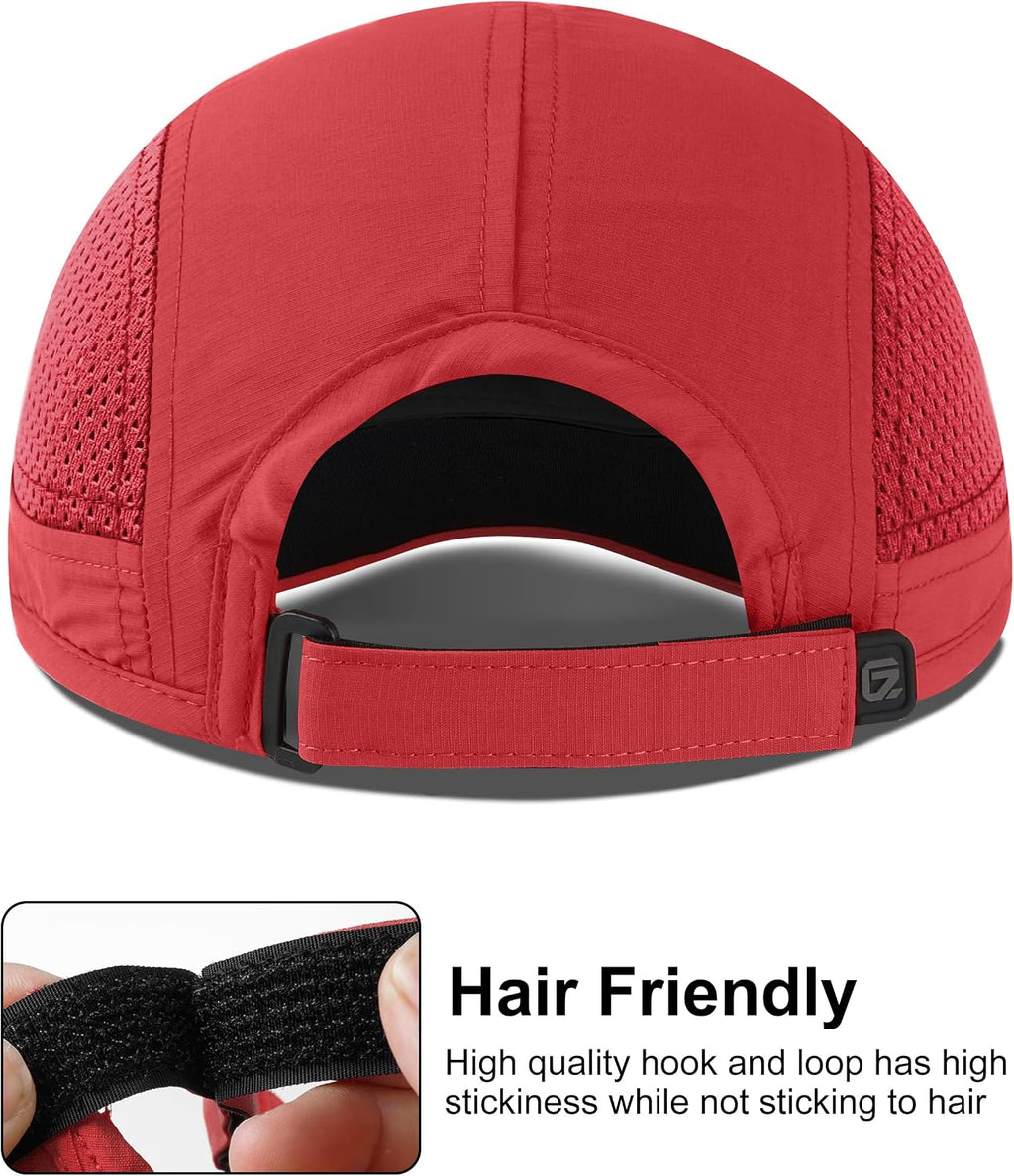 GADIEMKENSD Mens Folding Outdoor Hat Long Brim UPF 50+ Sun Protection