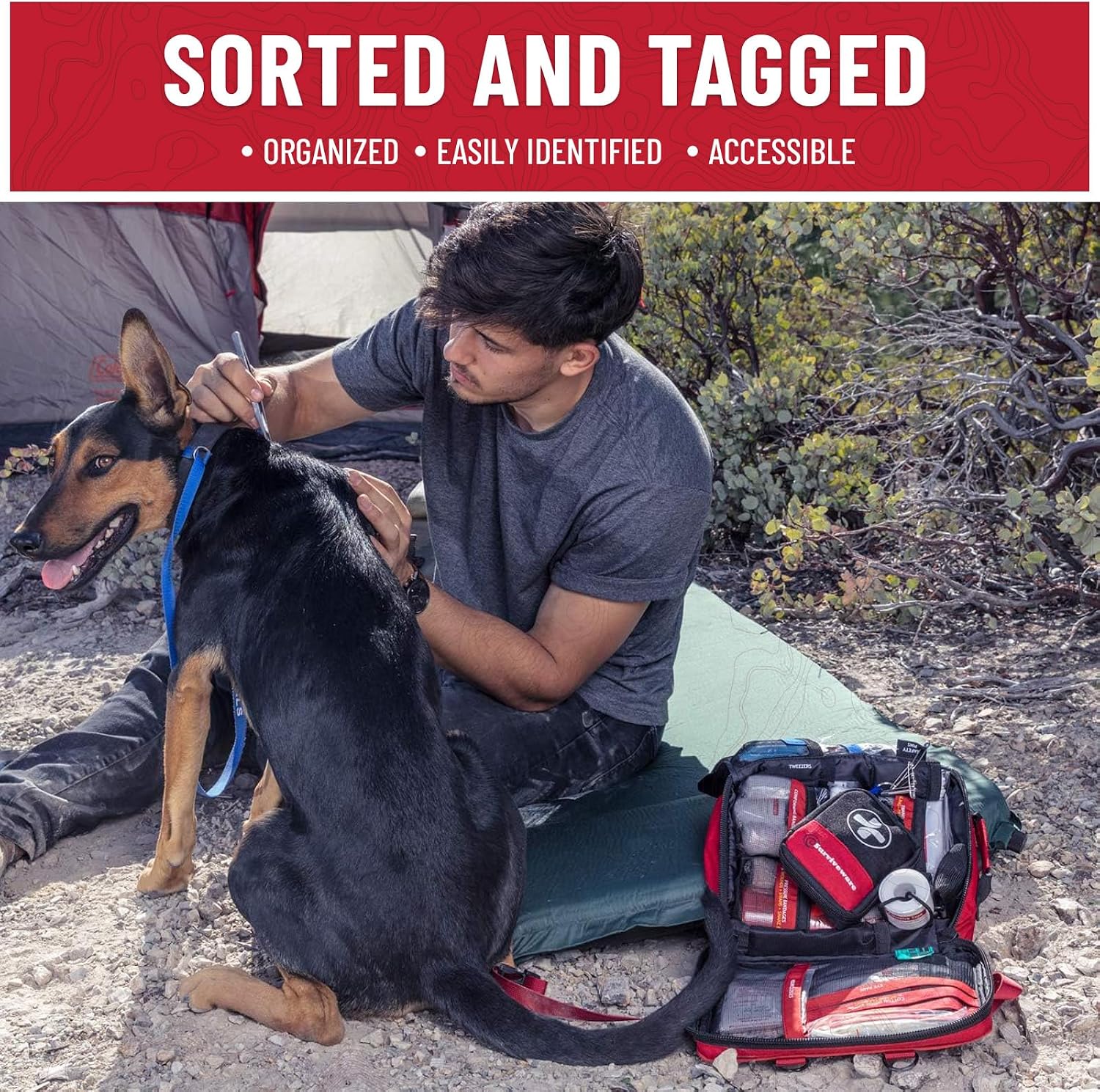 Surviveware Comprehensive Premium Survival First Aid Kit