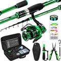 Ghosthorn Telescopic Fishing Rod and Reel Combo,Spinning Travel Kit