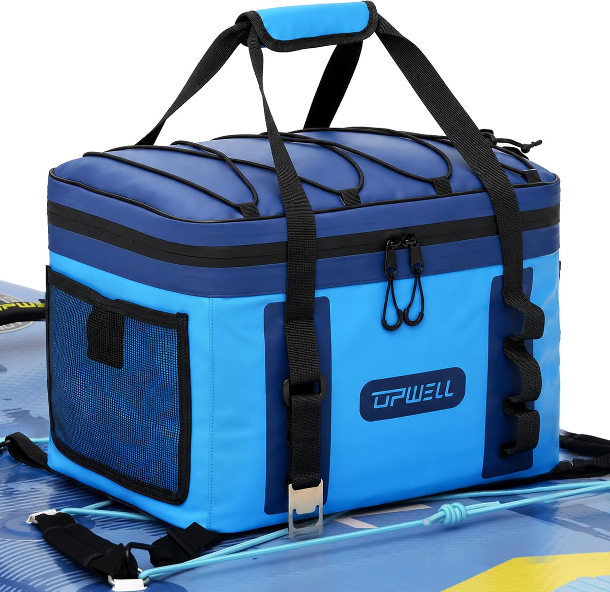 UPWELL Paddle Board Accessories, Waterproof SUP Cooler Bag with TPU Zipper, PVC Dry Bag, 42 Cans Surf Kayak Cooler