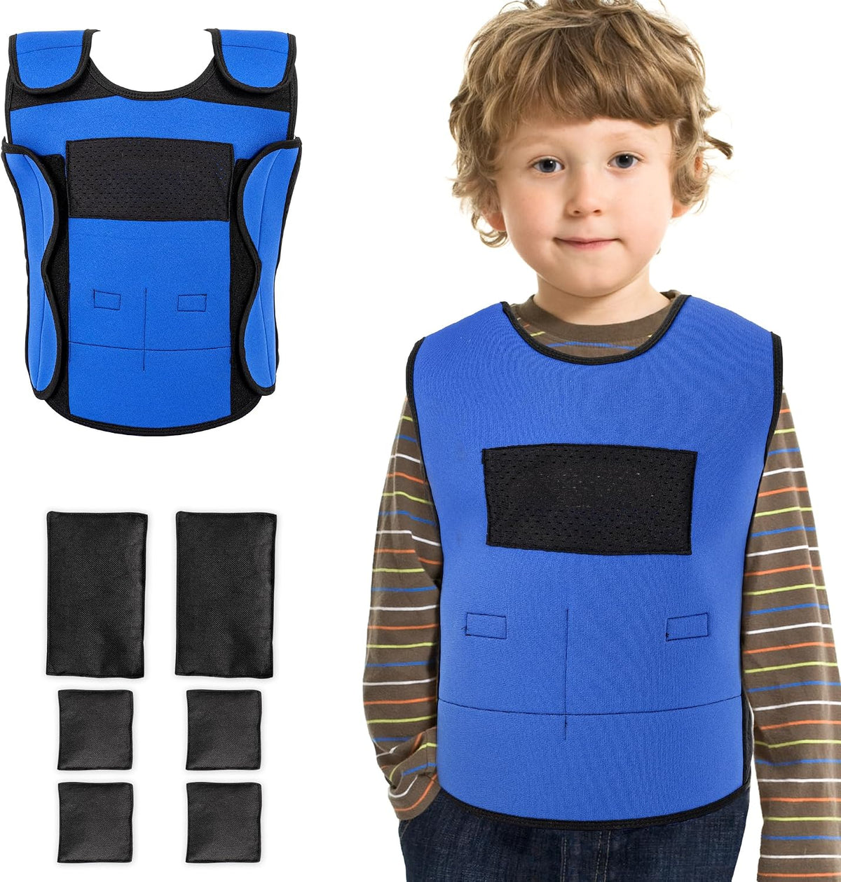 OUTREE Compression Weighted Vest for Kids with Sensory Needs Ages 5-7
