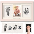 Inkless Hand and Footprint Kit, Boy Girl Newborn Keepsake (Petal Pink)