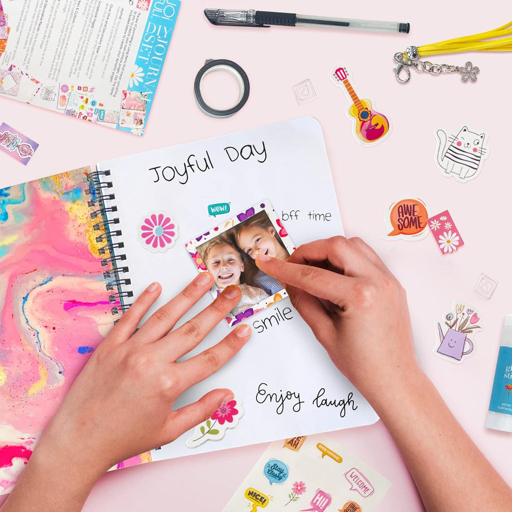 JOiFULi DIY Journal Set for Girls Gifts Ages 8 9 10 11 12 13 Years Old and Up