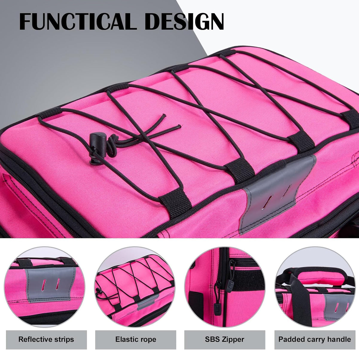 Goture Fishing Tackle Bag with 2PCS 3600 Tackle Boxes