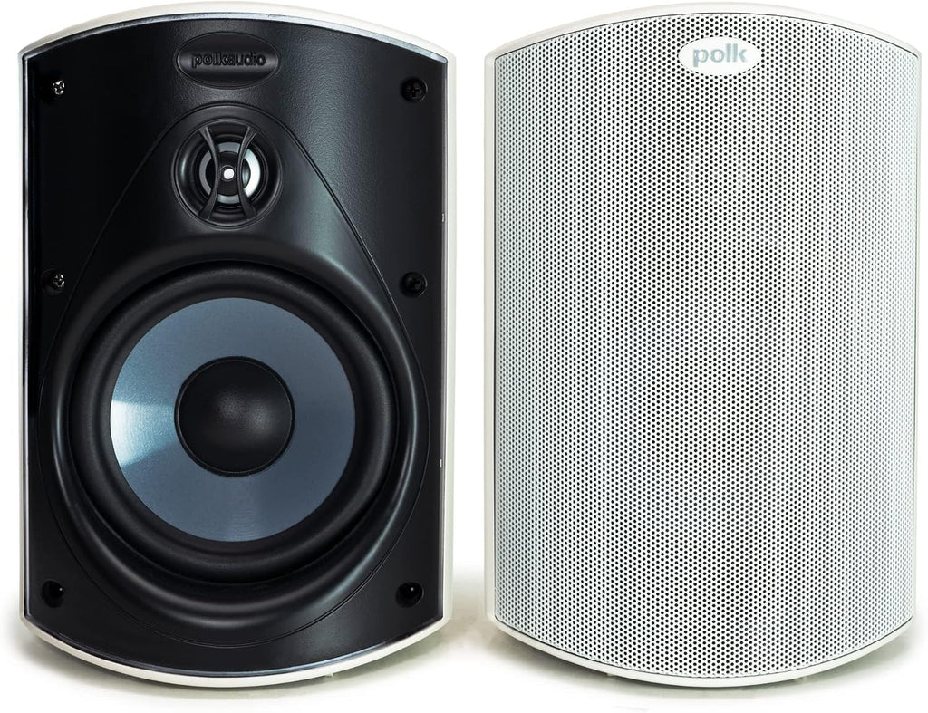 Polk Audio Atrium 4 Outdoor Speakers, Powerful Bass (Pair, Black)
