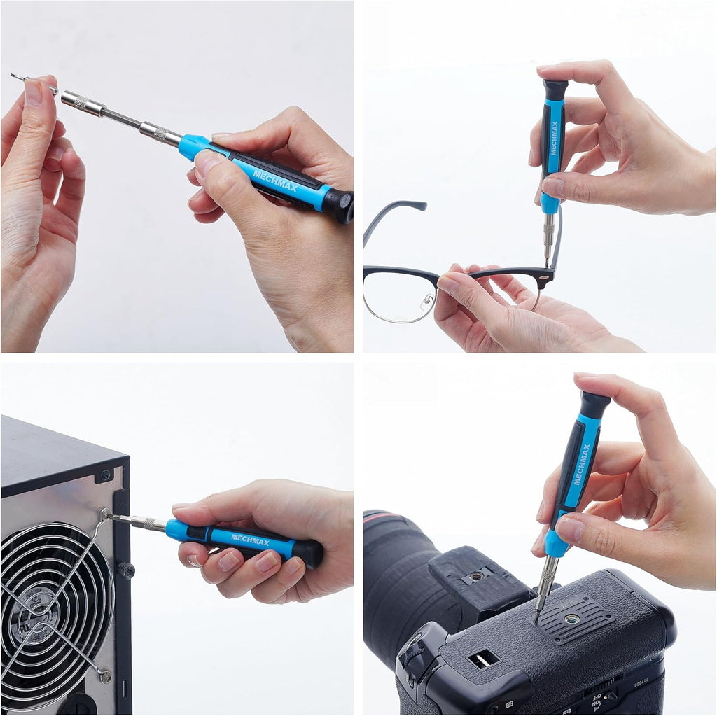 MECHMAX 68-Piece Ratcheting Screwdriver Set with Bits & Sockets