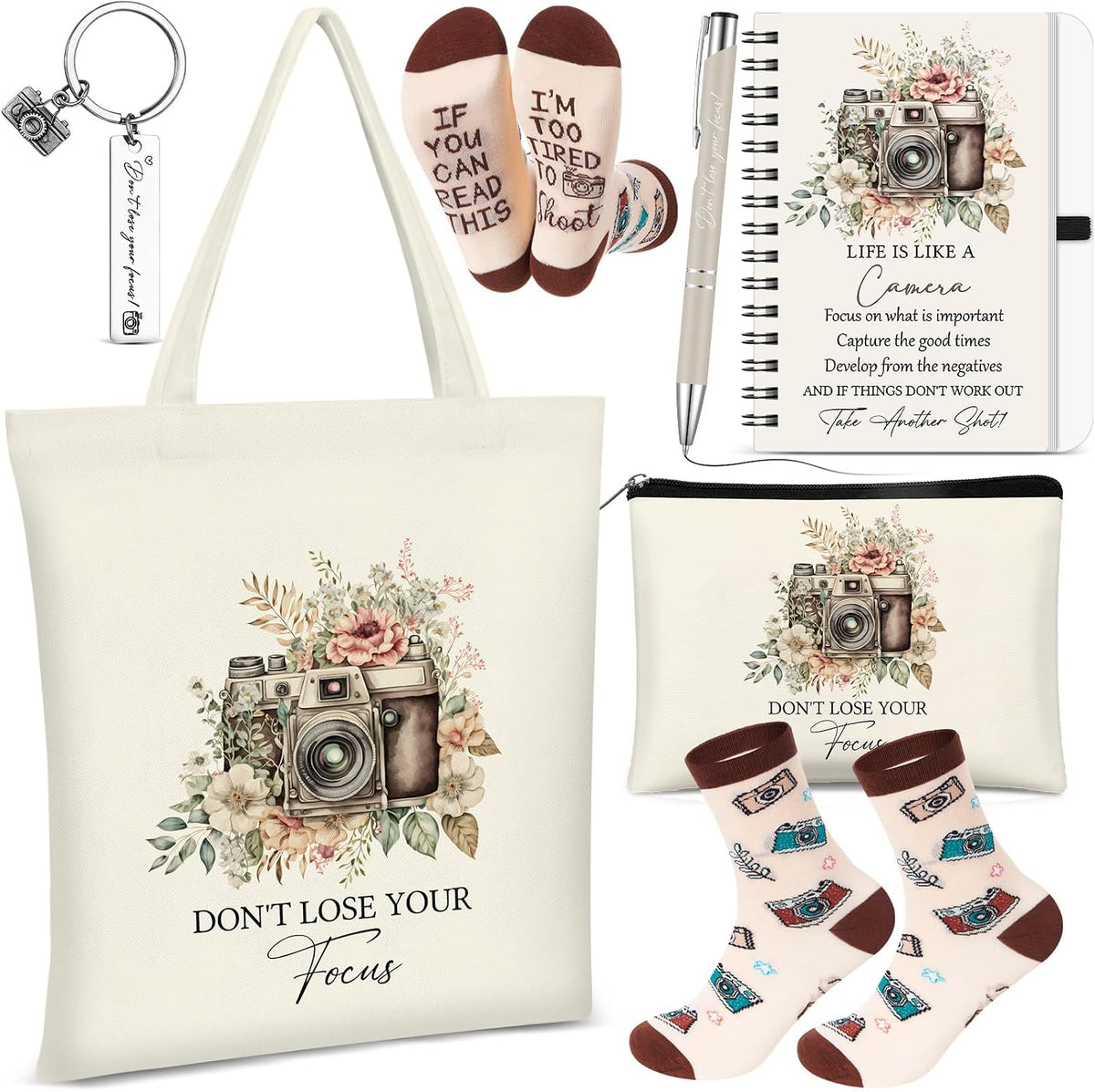 Gilprop 6 Pcs Photographer Gift Camera Lover: Don't Lose Your Focus