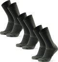 DANISH ENDURANCE Hiking Socks, Merino Wool, Anti-Blister, 3 & 5-Pack