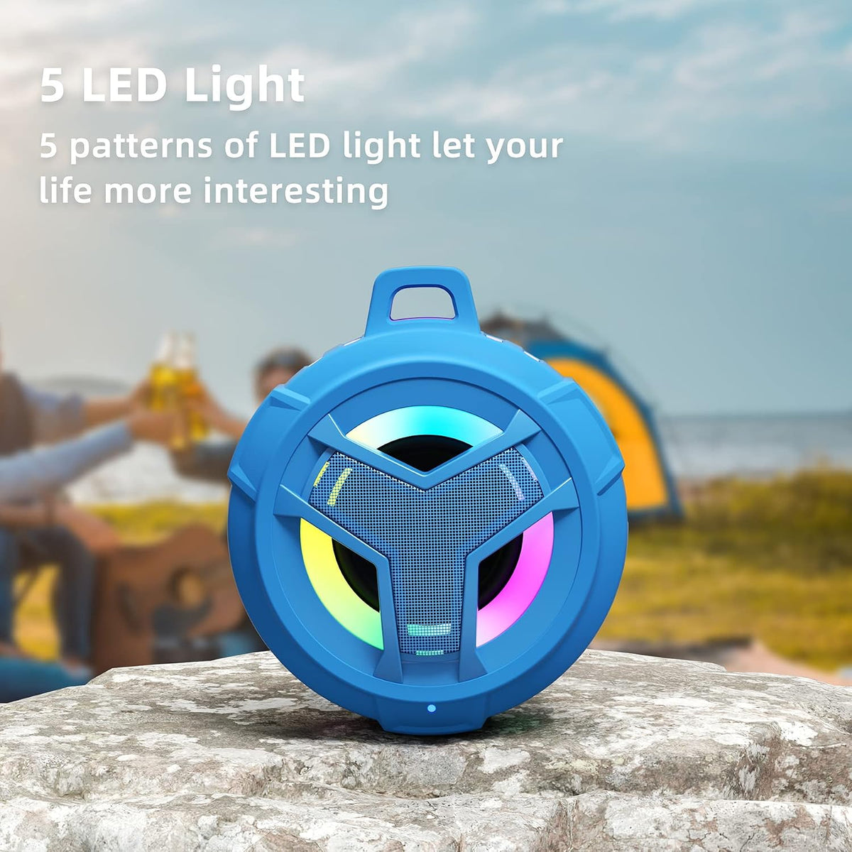 EBODA Shower Bluetooth Waterproof Speaker Portable Gifts for Teen Boy Kayak