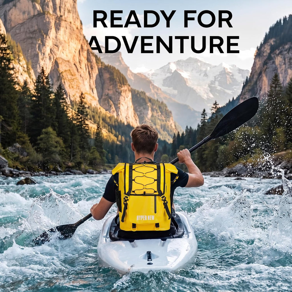 Waterproof Dry Bag Backpack 30L,Dry Backpack for Men Women Adults Teens, Kayaking Boating Hiking Camping Rafting Fishing Travel Outdoor Enthusiasts