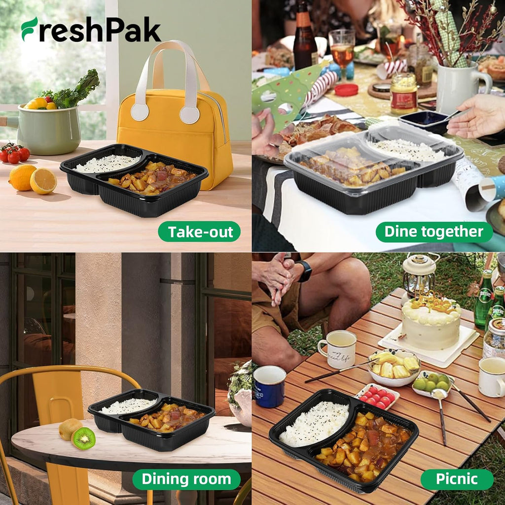 40 Pack 41oz Meal Prep Containers - Shrink Wrap Ready To Use
