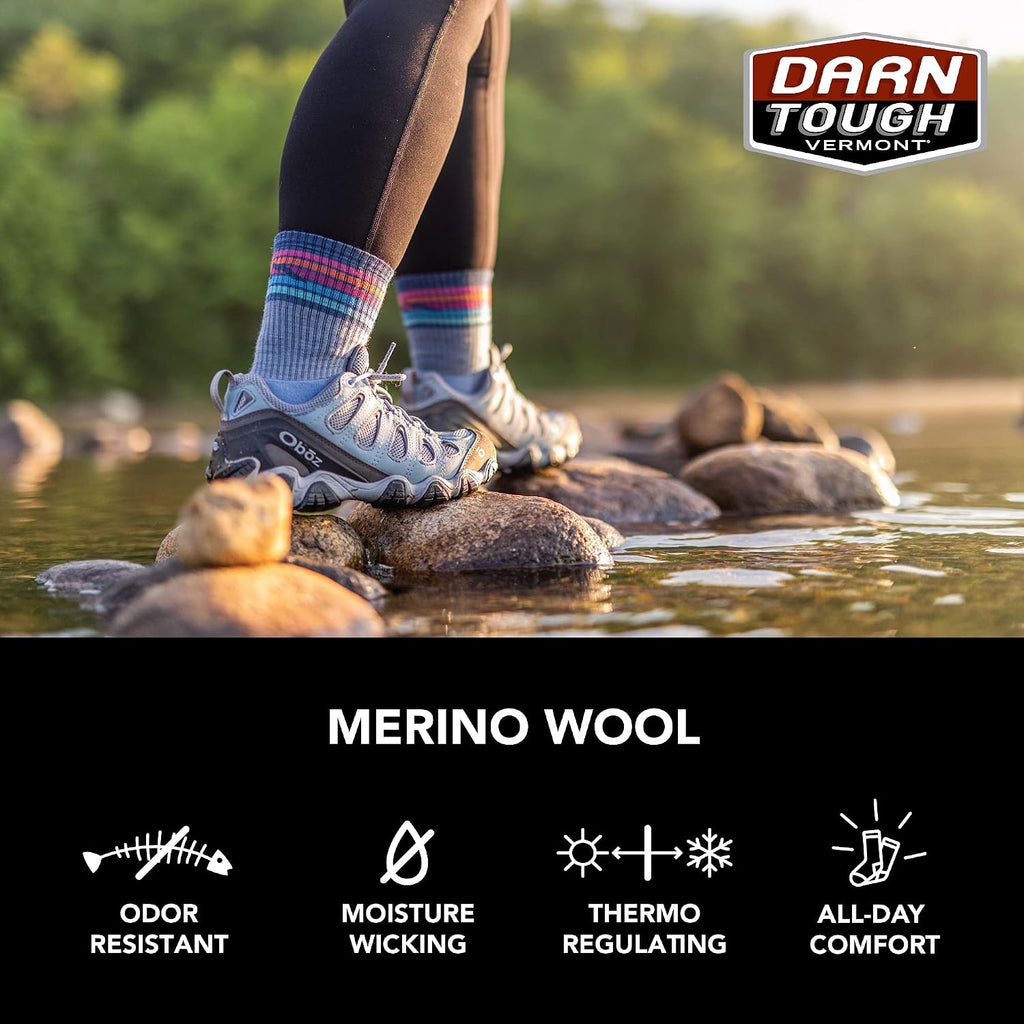 Darn Tough Vermont Women's Light Hiker Micro Crew Cushion Socks (1967)