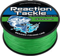 Reaction Tackle Braided Fishing Line - Pro Grade Power Performance for Saltwater or Freshwater Fish - Colored Fishing Line Braid for Extra Visibility