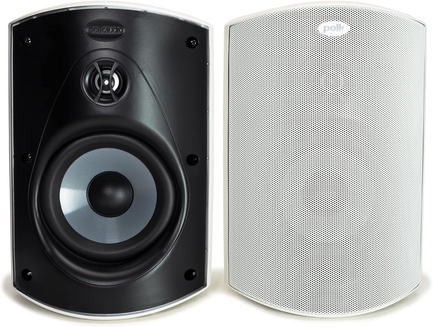 Polk Audio Atrium 4 Outdoor Speakers, Powerful Bass (Pair, Black)