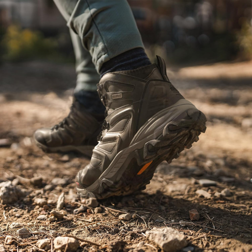 NORTIV 8 Men's Ankle High Waterproof Hiking Boots