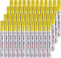 Overseas 48 Yellow Paint Pens Permanent Markers, Oil Based Paint Markers