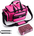 Goture Fishing Tackle Bag with 3 3600 Tackle Boxes, Gear Storage