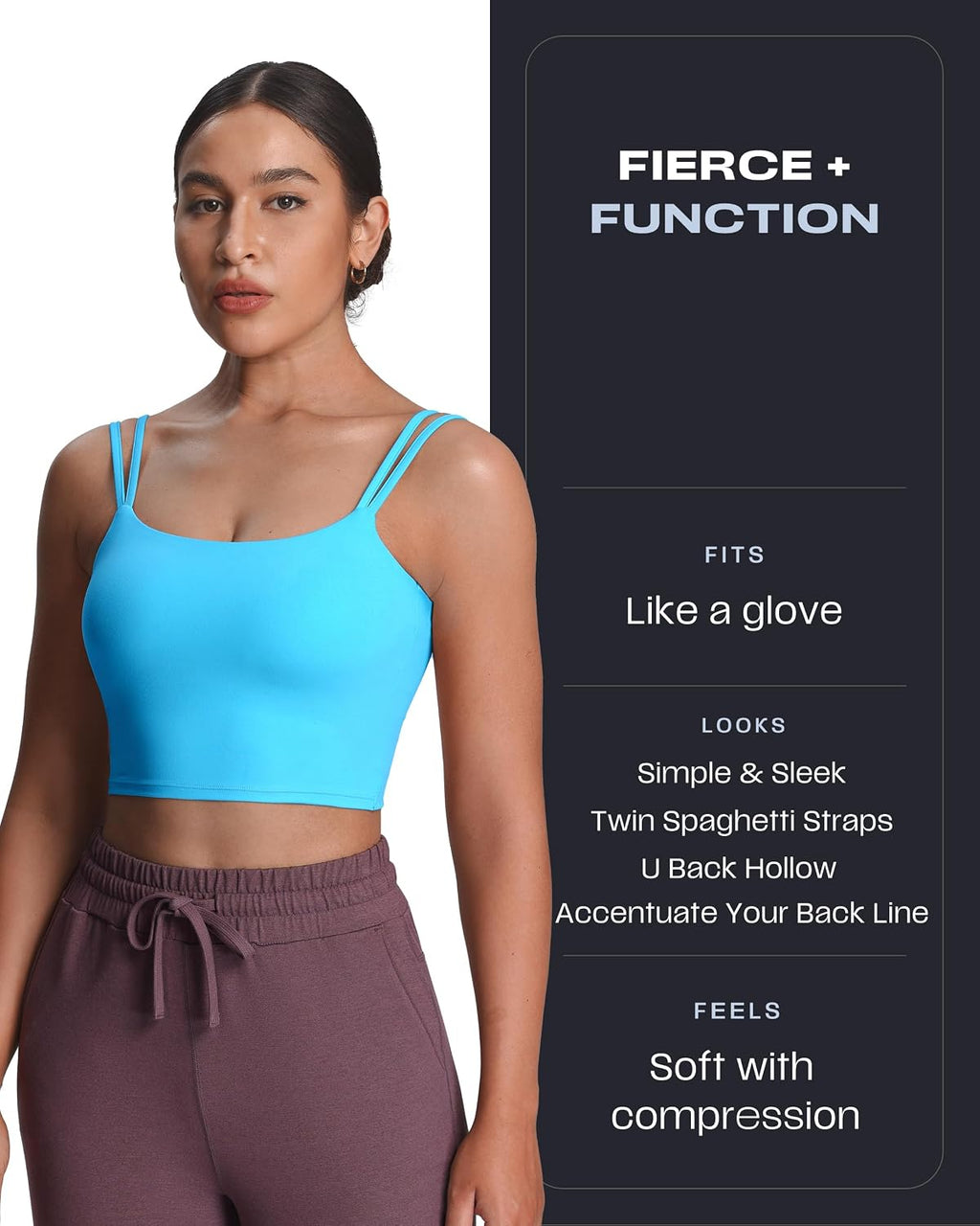 Aoxjox Metamorph Twist Back Cami Bra
