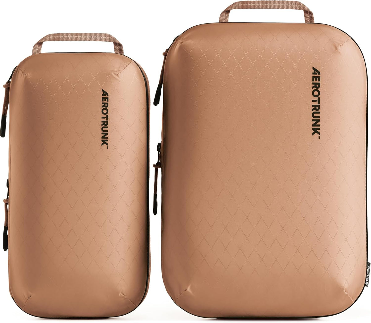 Aerotrunk Ultralight Compression Packing Cubes for Travel, 3-Pack, Mocha