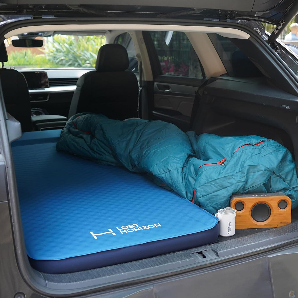 Lost Horizon Self-Inflating Foam Camping Mattress, Single, 3" Thick
