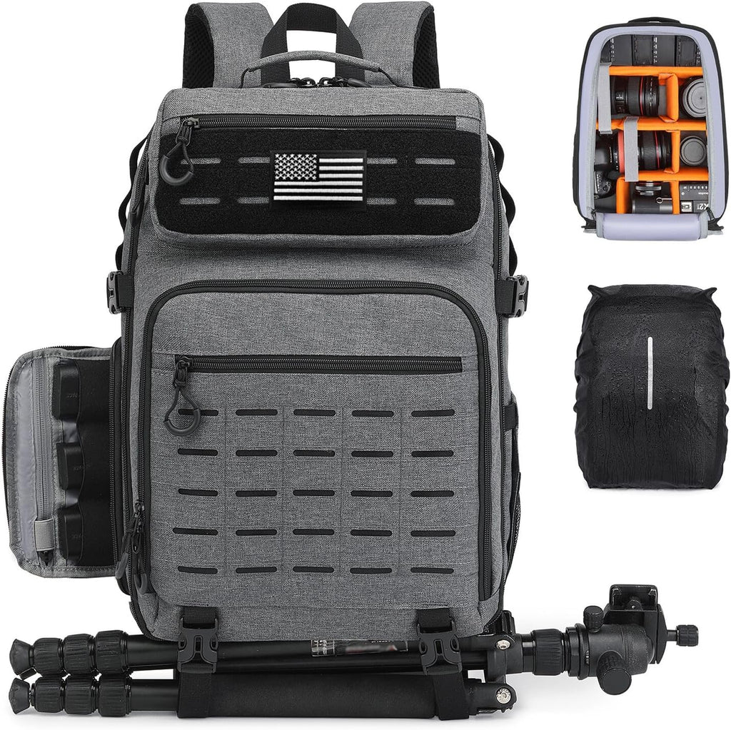 HAMBOLY Professional Camera Bag Backpack for DSLR, SLR & Mirrorless