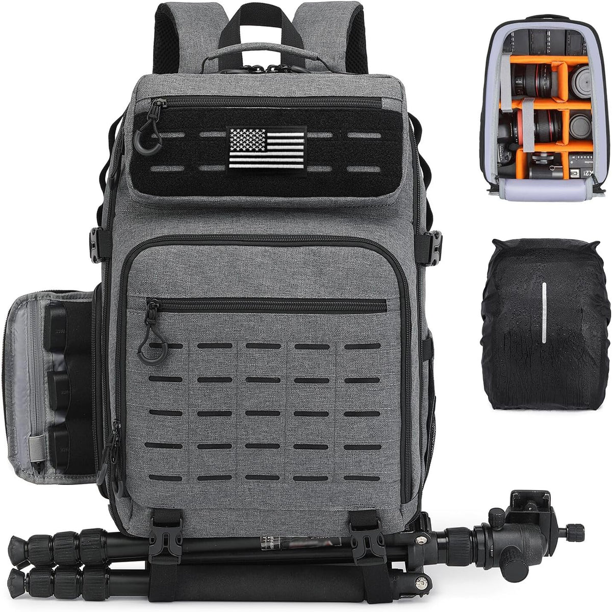 HAMBOLY Professional Camera Bag Backpack for DSLR, SLR & Mirrorless