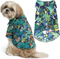 Parisian Pet Amazonia Dog Shirt - Cotton Clothes for Medium Dogs - Stylish Tropical Dog Outfit - Lightweight and Soft Puppy Clothes - Trendy Tshirts for Dogs - Comfortable Summer Pet Apparel