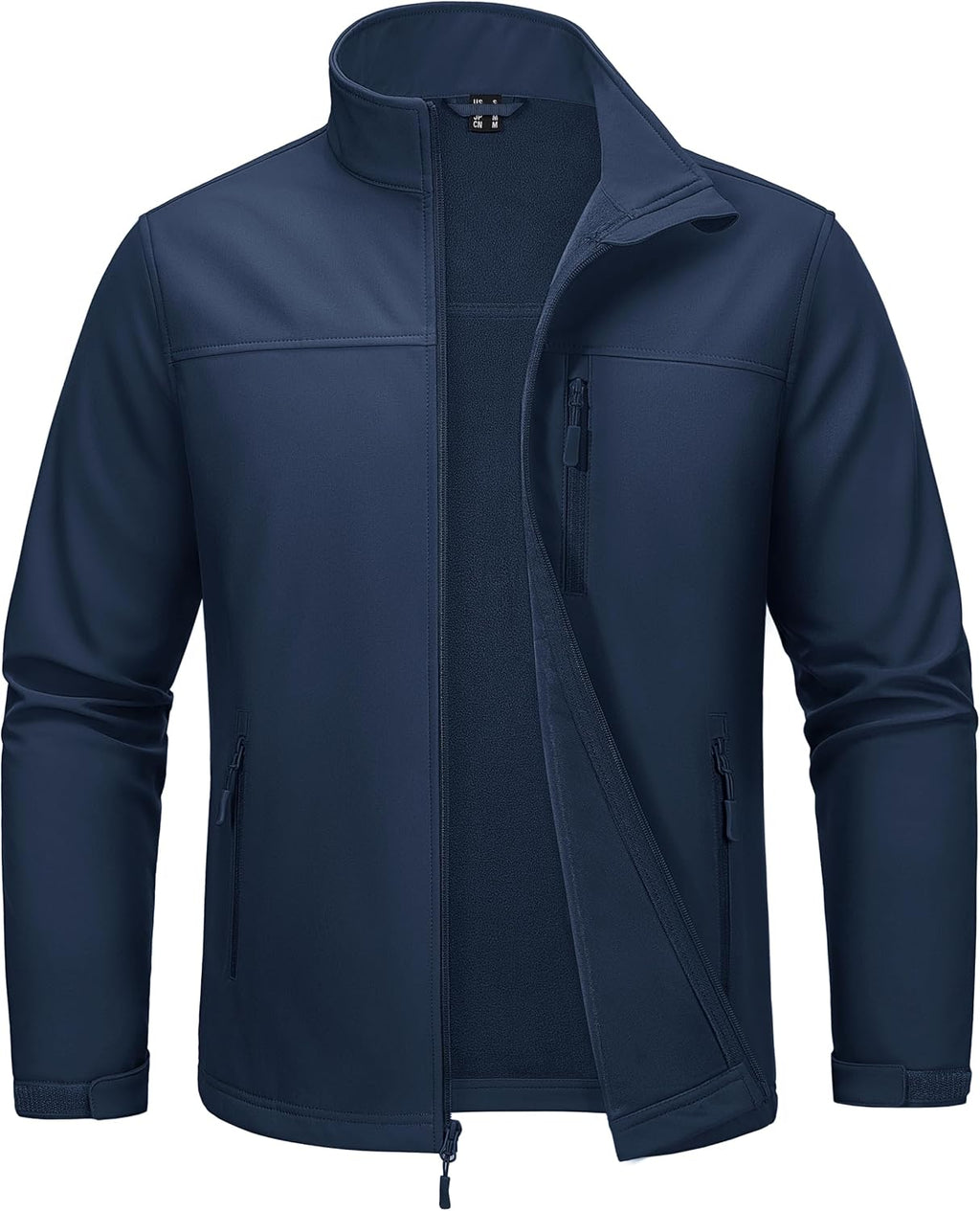 MAGCOMSEN Mens Lightweight Softshell Jacket Fleece Tactical Waterproof Coat