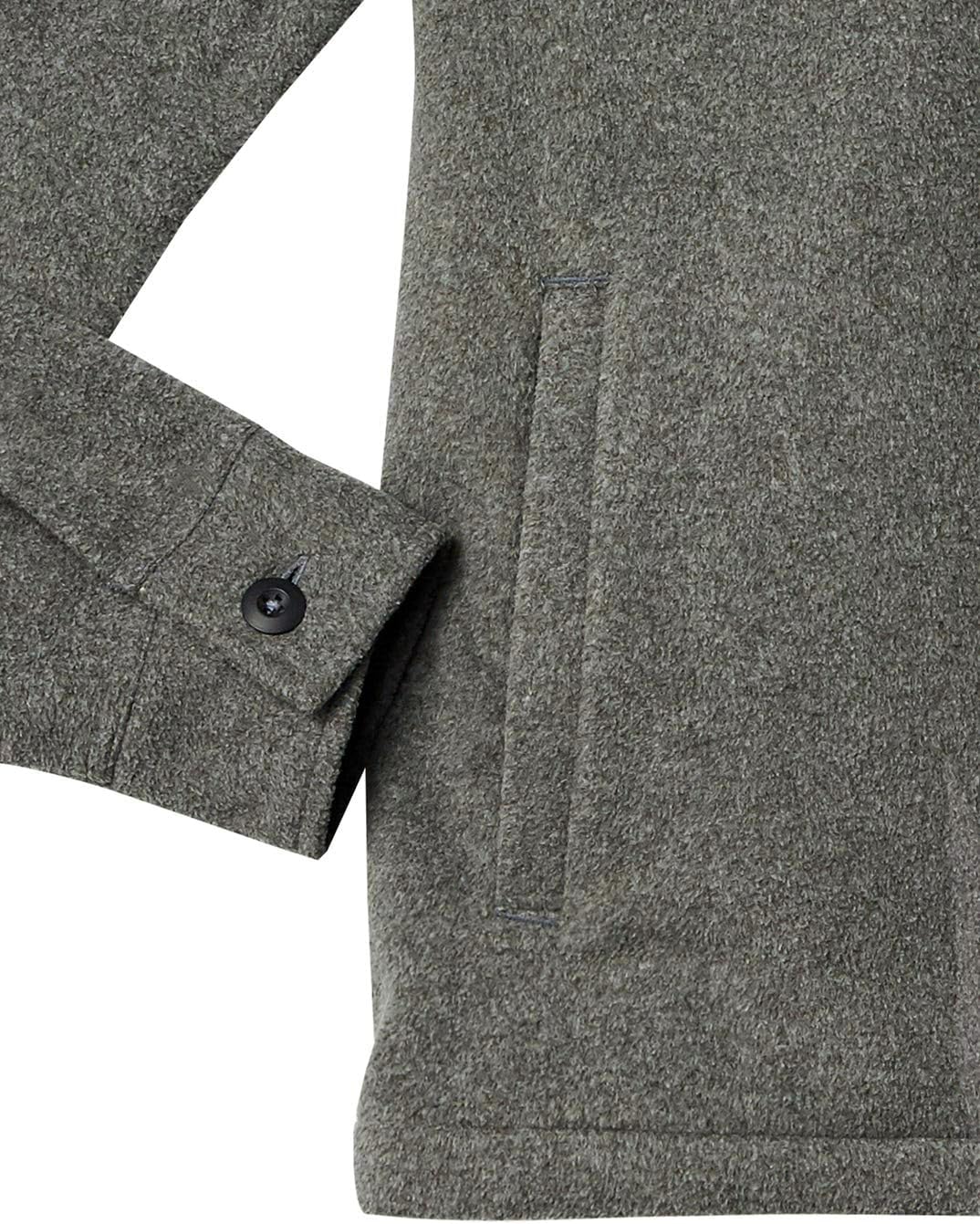 Amazon Essentials Men's Long-Sleeve Polar Fleece Shirt Jacket for Winter, Jackets