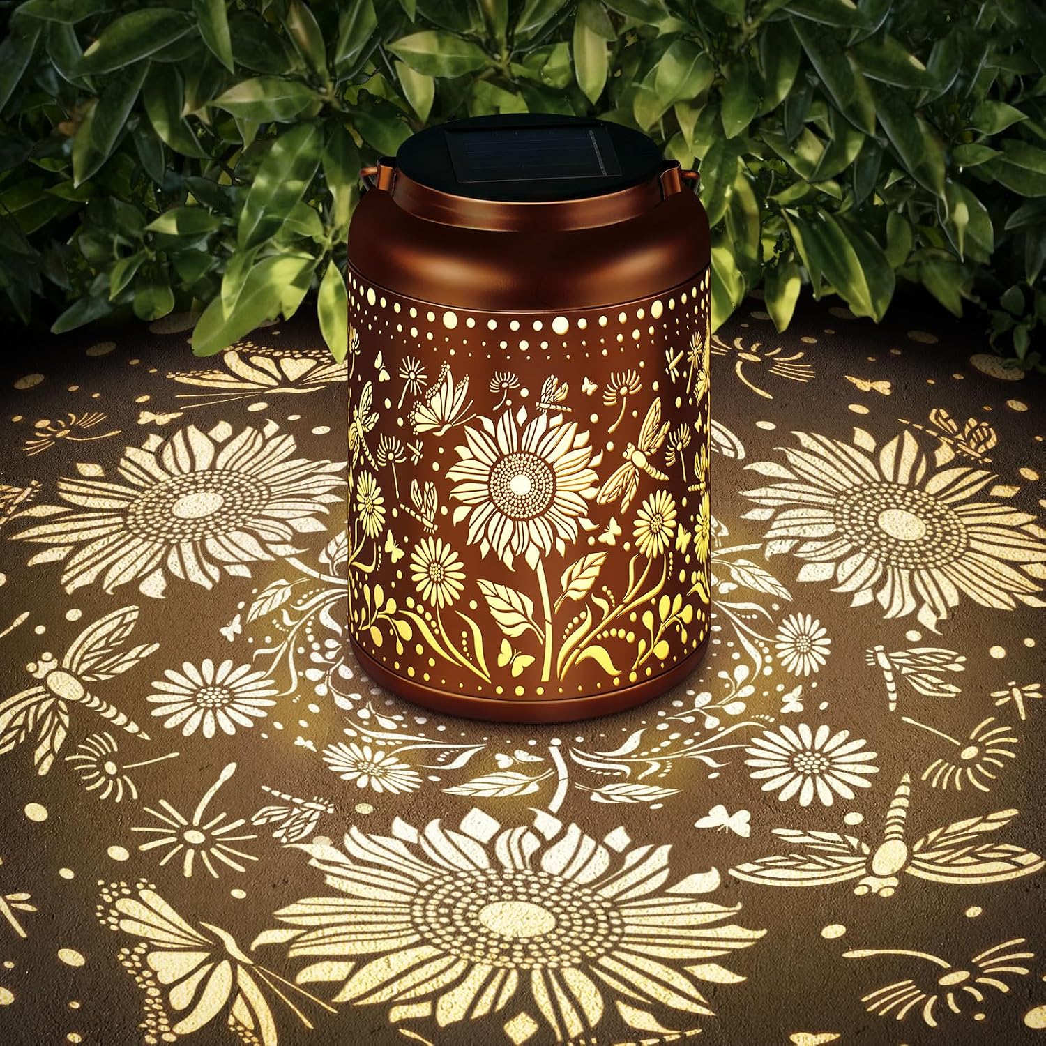 Mothers Day Gifts Hummingbird Solar Lanterns Garden Decor Birthday Gifts for Women Mom Grandma Hanging Solar Lights Outdoor Waterproof Decoration for Outside LED Lanterns for Yard Patio Lawn