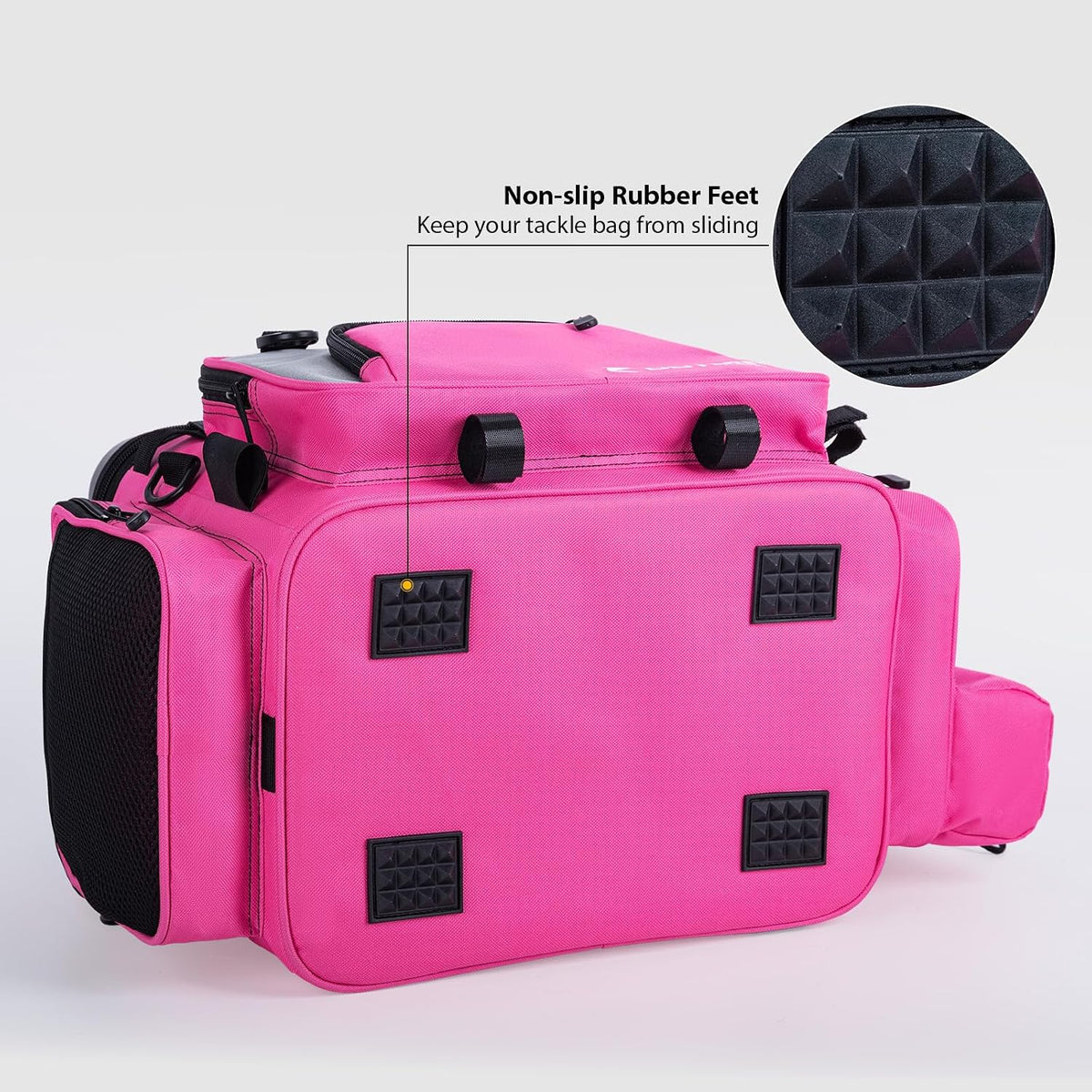 Goture Pink Fishing Rod and Reel Combos with Cooler Tackle Bag,6FT-9FT