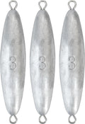 BLUEWING Torpedo Sinker Through Wire Fishing Weight Saltwater Bullet Lead Double Ringed 2oz-48oz