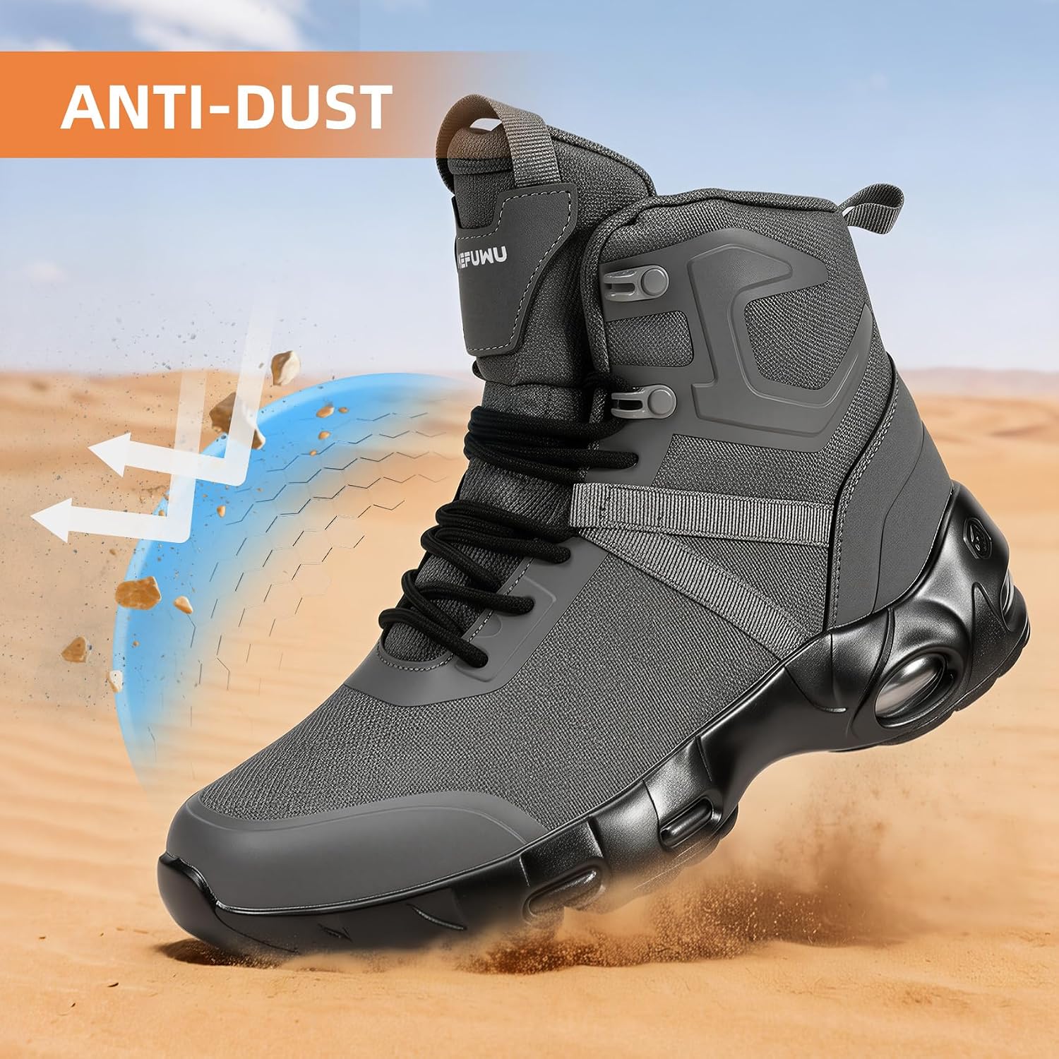 Military Tactical Boots Women Wide Waterproof 6 Inches