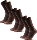 DANISH ENDURANCE Hiking Socks, Merino Wool, Anti-Blister, 3 & 5-Pack