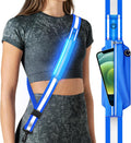 Fokia Kunbio LED Reflective Belt Sash for Walking at Night,Running Safety Gear LED Light Up Running Belt for Runners Walkers