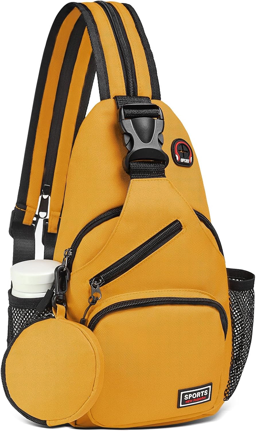 Small Sling Bag with Coin Pocket Fits for 7.9" Tablet, Black