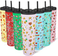 BJPKPK 34oz Coffee Tumbler with Straw, Insulated Stainless Steel Cup