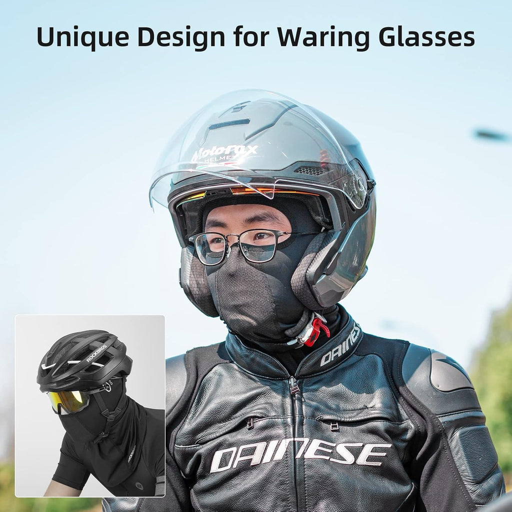 ROCKBROS Summer Balaclava Face Mask Cooling Neck Gaiter Breathable Face