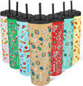 BJPKPK 30 oz Coffee Tumbler with Straw, Insulated Stainless Steel Cup
