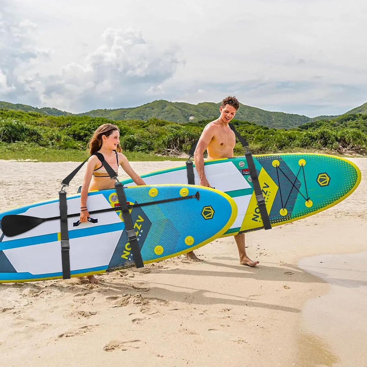 Kayak Shoulder Strap, Surfboard Paddle Board Accessories, Hands-Free SUP Carrying Strap for Boards