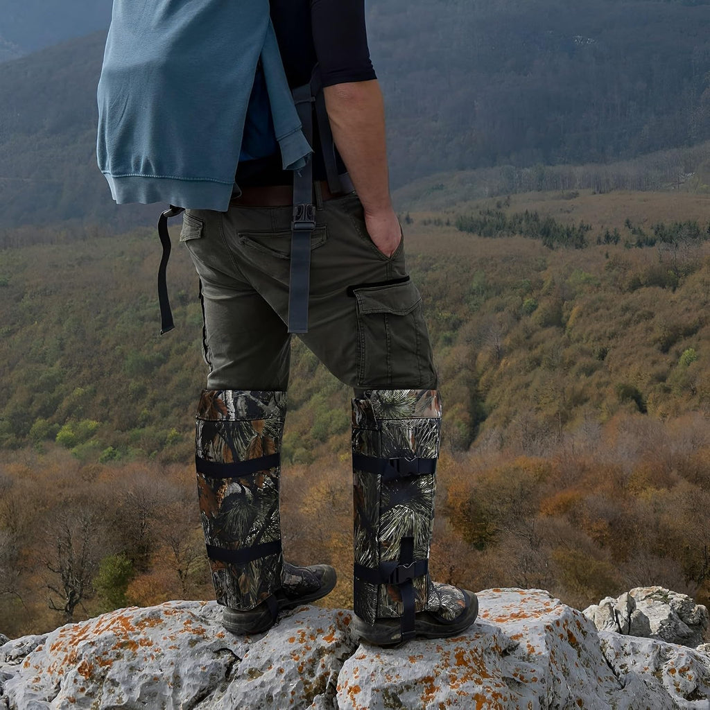MDSTOP Snake Gaiters Leg Guards, Waterproof Snake Guards, Adjustable Snake Bite Protection for Lower Legs, Snake Chaps for Men & Women, Snake Proof Gaiters for Hunting,Outdoor and Farm Working