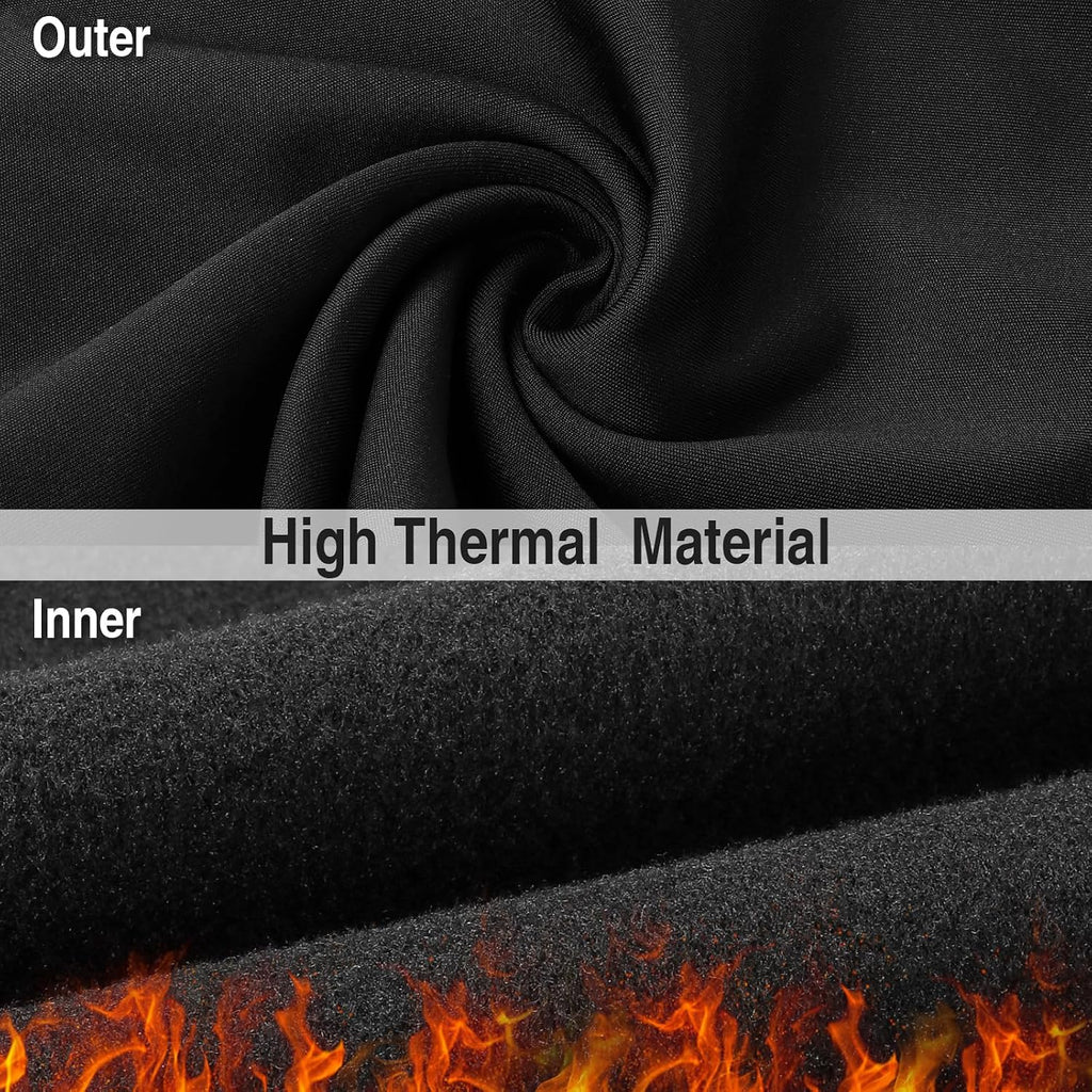 LUOLIIL VOE 2 Pack Winter Neck Gaiter Warmer for Men&Women,Windproof Face Cover Fleece Face Mask Scarf for Cold Weather Sport