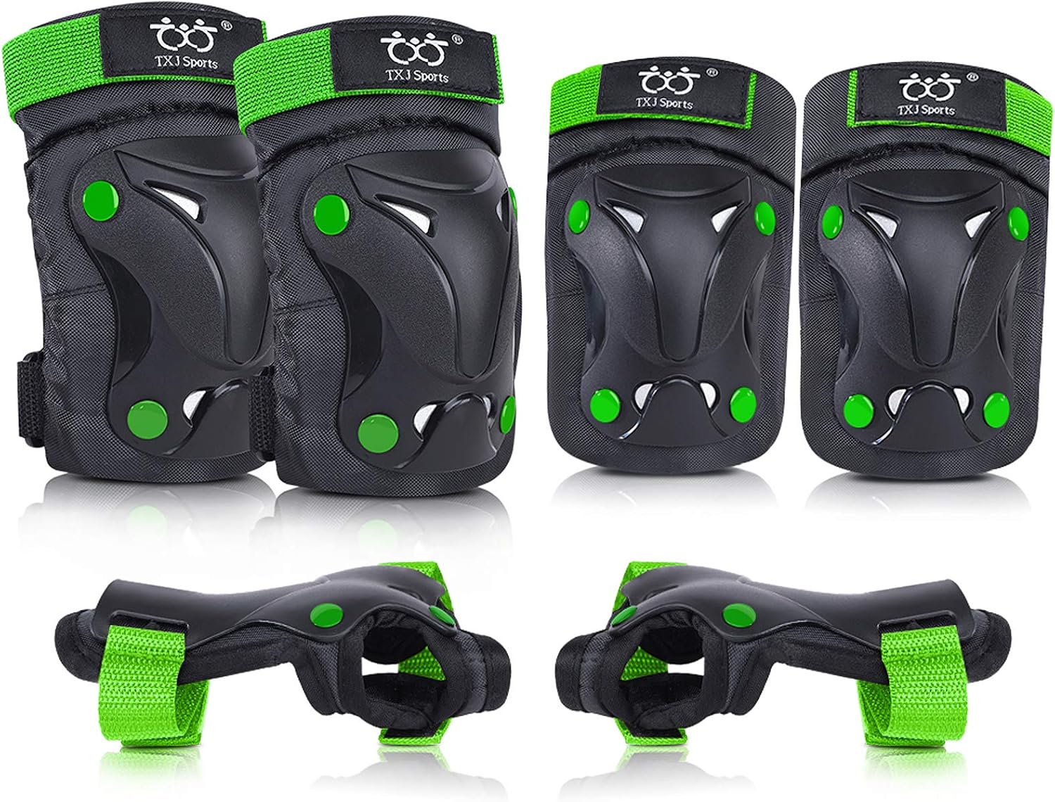 Kids/Youth Knee Pads Elbow Pads with Wrist Guards Protective Gear Set