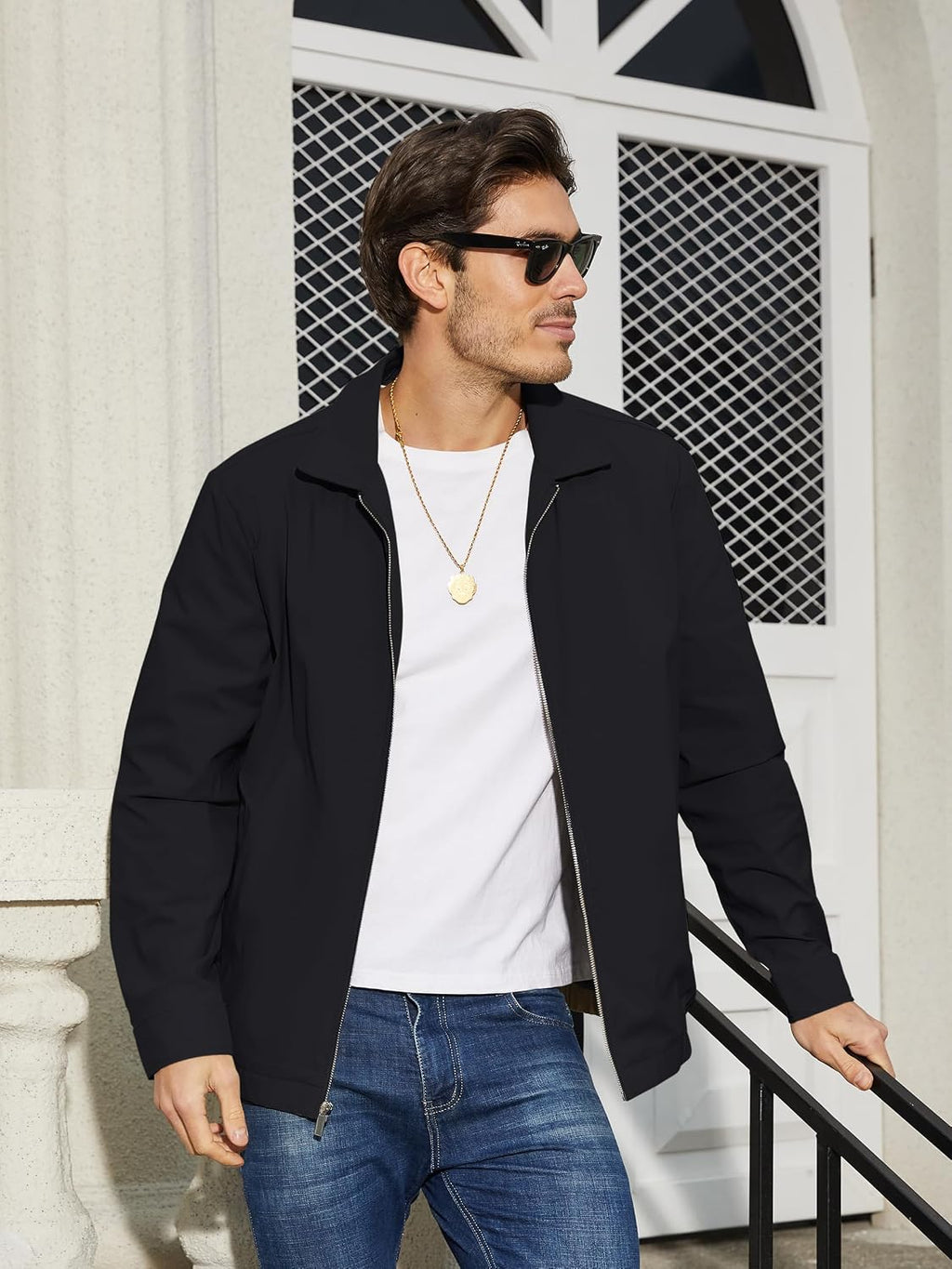TACVASEN Men's Lightweight Jacket Fall Water-repellent Windbreaker Jackets