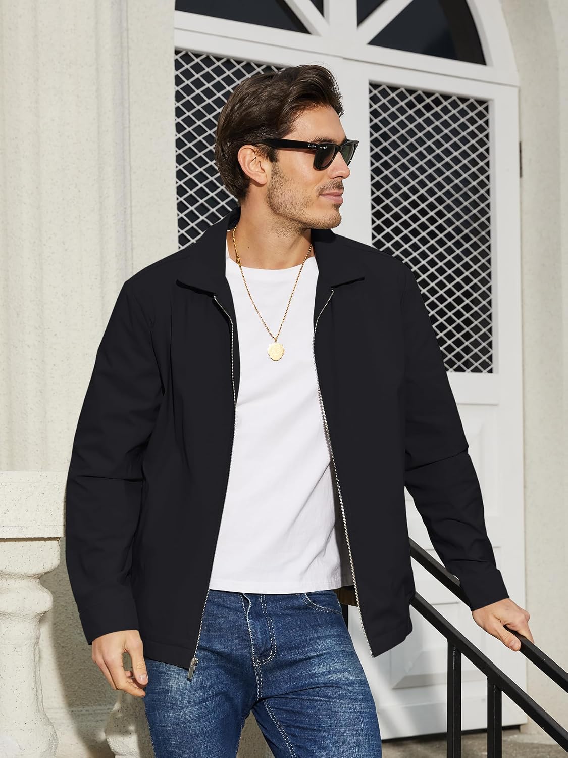 TACVASEN Men's Lightweight Jacket Fall Water-repellent Windbreaker Jackets